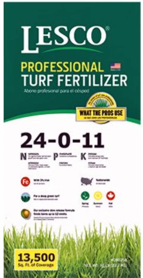 080258 Turf Fertilizer 24-0-11 Formula 50 Lbs. 13,500-Sq. Ft. Quantity 20