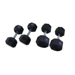 Ader Heavy Duty Dumbbell Set with Rack 35-80 lbs 8 Pairs