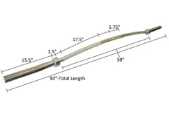 Ader Sporting Goods 92″ Mega Olympic Ox Bar