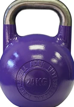 Ader Sporting Goods Ader Pro-grade Int’l Kettlebells Set 14pcs with DVD – 7 Pairs (8-32kg) X2 Rainbow