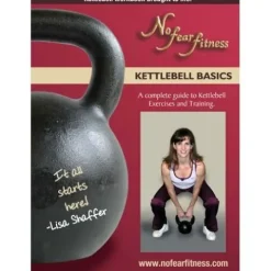 Ader Sporting Goods Ader Premier Kettlebell Set w/DVD & Rack- (4, 6, 8, 10, 12, 16, 20kg) Grey