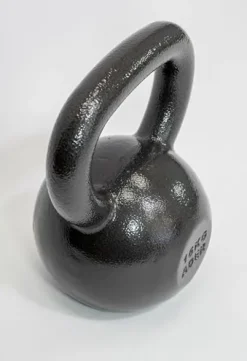 Ader Sporting Goods Ader Premier Kettlebell Set w/DVD & Rack- (4, 6, 8, 10, 12, 16, 20kg) Grey