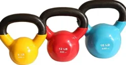 Ader Sporting Goods Ader Vinyl Kettlebell 6 Pcs Set