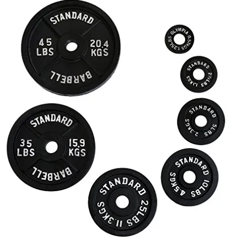 Ader Sporting Goods Institutional Olympic Incline Bench & 300 Lb Olympic Set Black Chrome