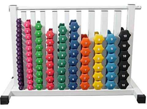 Ader Sporting Goods Neoprene Dumbbell Set with Rack Multi-Color/White