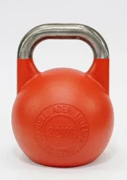 Ader Sporting Goods Pro-grade Int’l Kettlebell Set – 8-32kg (Pink, Blue, Yellow, Green, Orange, Purple, Red)