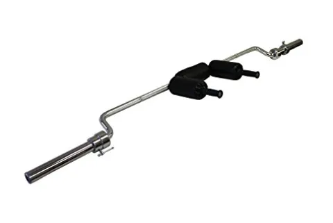 Ader Sporting Goods Safety Squat Olympic Bar Chrome
