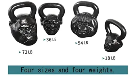 ADIEN DIY Custom Monkey Bobels 36lb Cast Iron Foot Heavy Home Gym Exercise