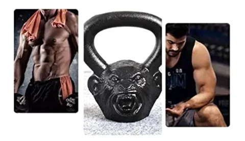 ADIEN DIY Custom Monkey Bobels 36lb Cast Iron Foot Heavy Home Gym Exercise