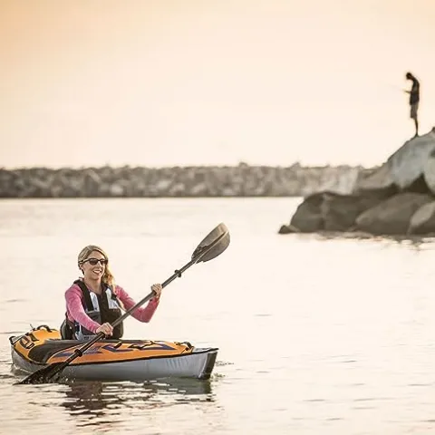 Advance Elements AdvancedFrame Sport Inflatable Kayak AE1017-O Orange/Gold Blue