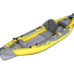 Advance Elements StraitEdge™ Angler Inflatable Fishing Kayak with Rod Holders Yellow