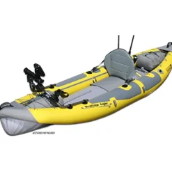 Advance Elements StraitEdge™ Angler Inflatable Fishing Kayak with Rod Holders Yellow