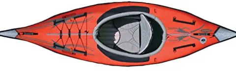 ADVANCED ELEMENTS Advanced Frame Inflatable Day Touring Kayak Red/Gray