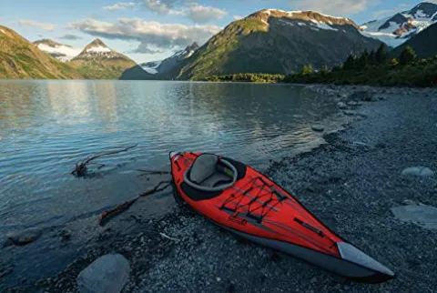 ADVANCED ELEMENTS Advanced Frame Inflatable Day Touring Kayak Red/Gray