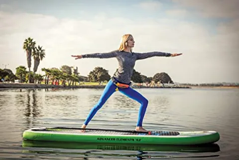 ADVANCED ELEMENTS Lotus Yoga Inflatable Stand Up Paddle Board White