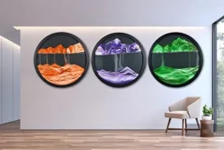 AECEVAN Wall Mount 3D Sand Art Sculpture H