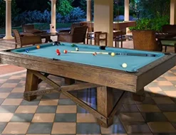 AFD Home Craftsman Ashwood Slate Top Pool Table Brown