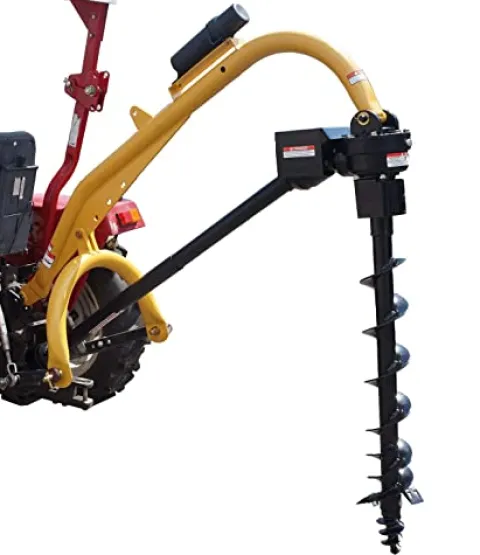 AGKNX Model 1000 3 Point Post Hole Digger with 12-Inch Heavy Duty Auger