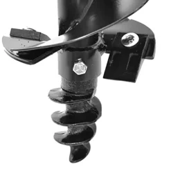 AGKNX ToolTuff Model 1000 Heavy Duty 3-Point Post Hole Digger with 9″ and 12″ HD Auger Yellow