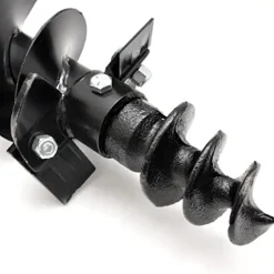 AGKNX ToolTuff Model 1000 Heavy Duty 3-Point Post Hole Digger with 6″ & 9″ Auger Yellow