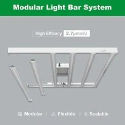 AGL V6-Pro Full Spectrum LED Grow Light for Hydroponics