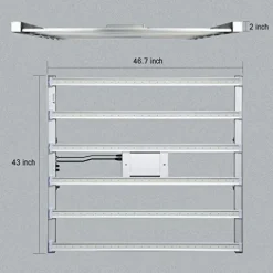 AGL V6-Pro Full Spectrum LED Grow Light for Hydroponics