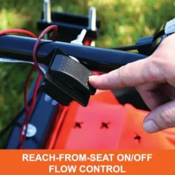 Agri-Fab 45-0627 Zero Turn Mower Electric Spreader 125 lb Hopper Capacity Black