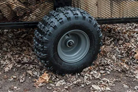 Agri-Fab 1,250-Pound ATV/UTV Swivel Steel Dump Cart Orange/Black