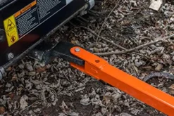 Agri-Fab 1,250-Pound ATV/UTV Swivel Steel Dump Cart Orange/Black