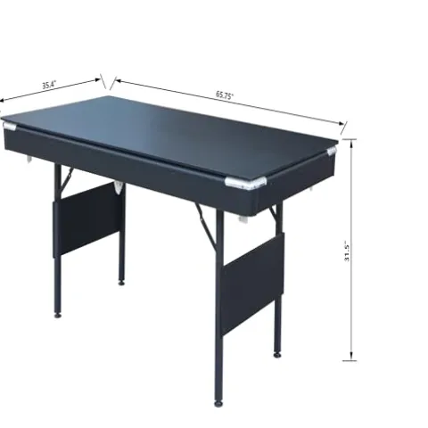 AiAigpt Premium 5.5 Ft Pool Table Green Velvet Cloth with Accessories