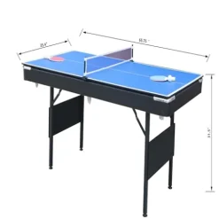 AiAigpt Premium 5.5 Ft Pool Table Green Velvet Cloth with Accessories