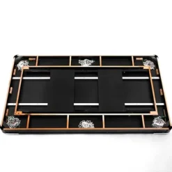 AiAigpt Premium 5.5 Ft Pool Table Green Velvet Cloth MDF Black+Blue