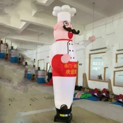 Air Dance Star Inflatable Chef Lights Dancing Balloon Doll Arch