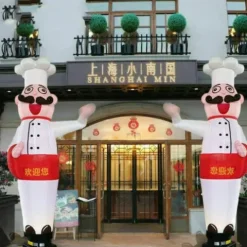 Air Dance Star Inflatable Chef Lights Dancing Balloon Doll Arch