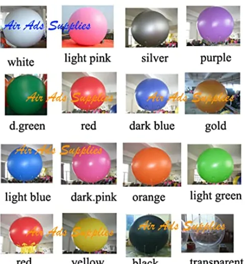 Air-Ads Supplies 16ft Giant Inflatable Globe Map Balloon Blue