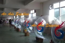 Air-Ads Supplies 16ft Giant Inflatable Flying Strawberry Helium Balloon Red