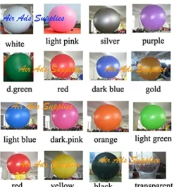 Air-Ads Supplies 6.5ft Giant Inflatable Globe Map Balloon Blue