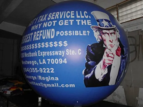 Air-Ads Supplies 11ft Inflatable Advertising Balloon PVC