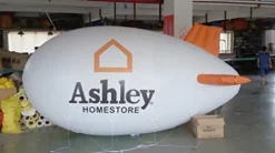 Air-Ads Supplies Giant Inflatable Advertising Blimp White