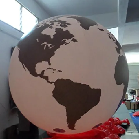 Air-Ads Supplies Giant Inflatable Globe Map Balloon 11ft PVC