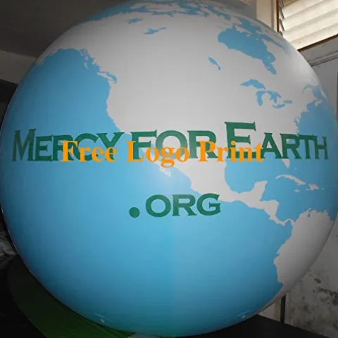 Air-Ads Supplies Giant Inflatable Globe Map Balloon 11ft PVC
