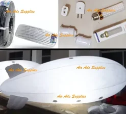 Air-Ads Supplies 4M Inflatable Advertising Blimp 16 Colors