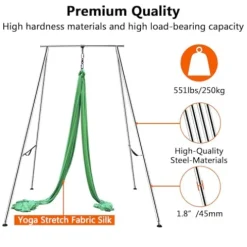 Ajikgn Yoga Stand Inversion Swing Frame Green