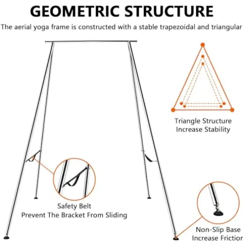 Ajikgn Yoga Stand Inversion Swing Frame Green