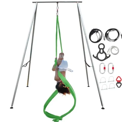 Ajikgn Yoga Stand Inversion Swing Frame Green