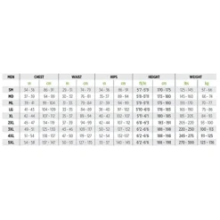 AKONA Men’s 3mm Full Suit Quantum Stretch Neoprene Blue – 5XLarge