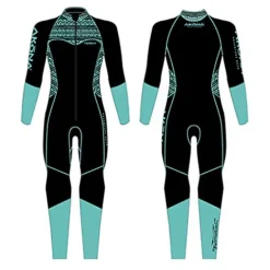AKONA Women’s 3mm Front Zipper Full Suit Quantum Stretch Neoprene