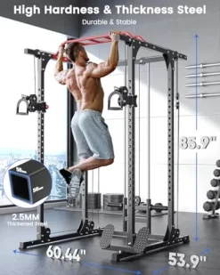 AKYEN Power Cage with Cable Crossover System Black