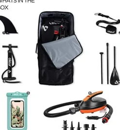 Aleur Explorer Inflatable Stand Up Paddle Board Green