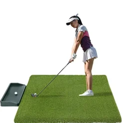 All Turf Mats Super Tee Golf Mat with Integrated Ball Tray 5′ x 5′